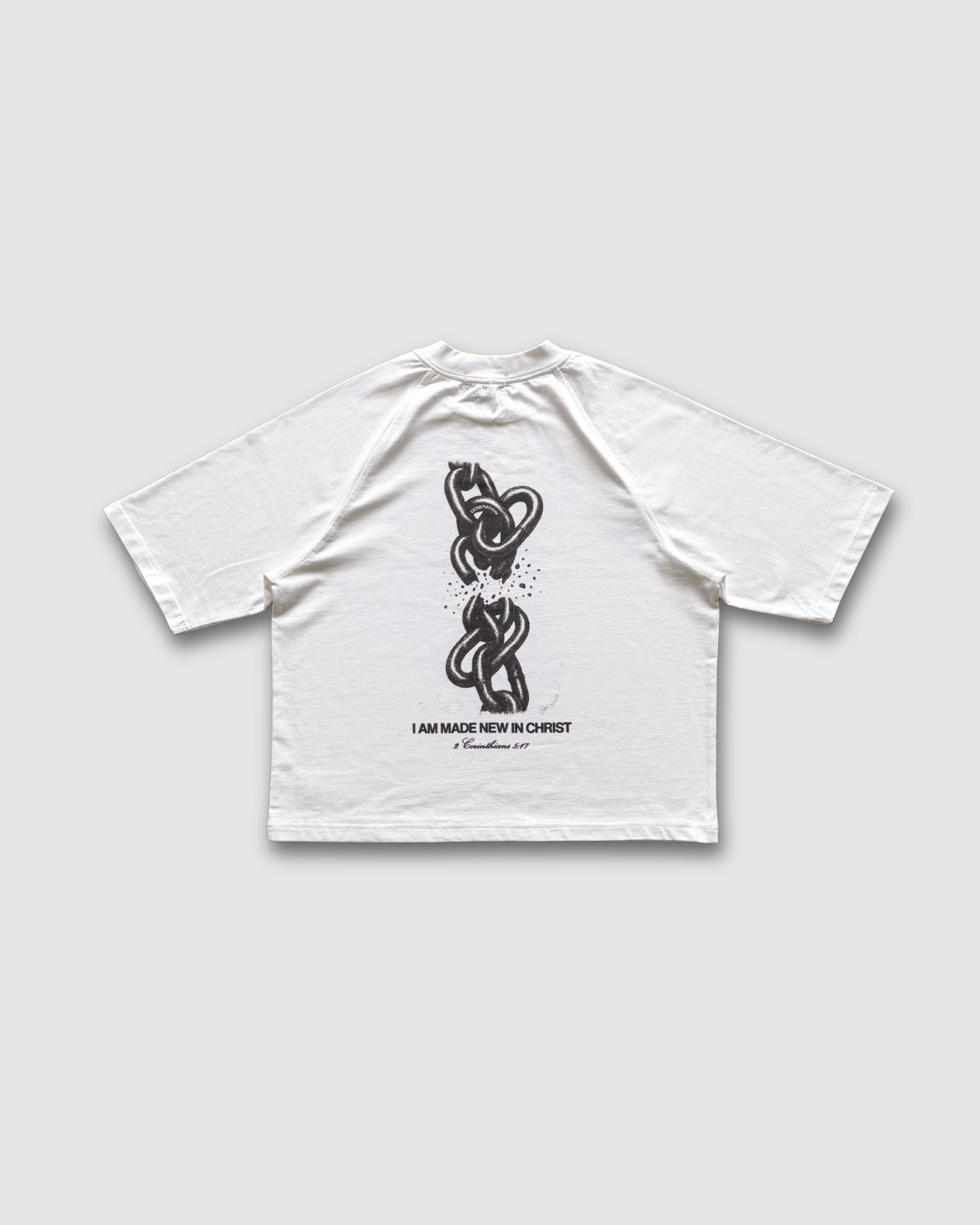 "BREAK EVERY CHAIN" WHITE TEE