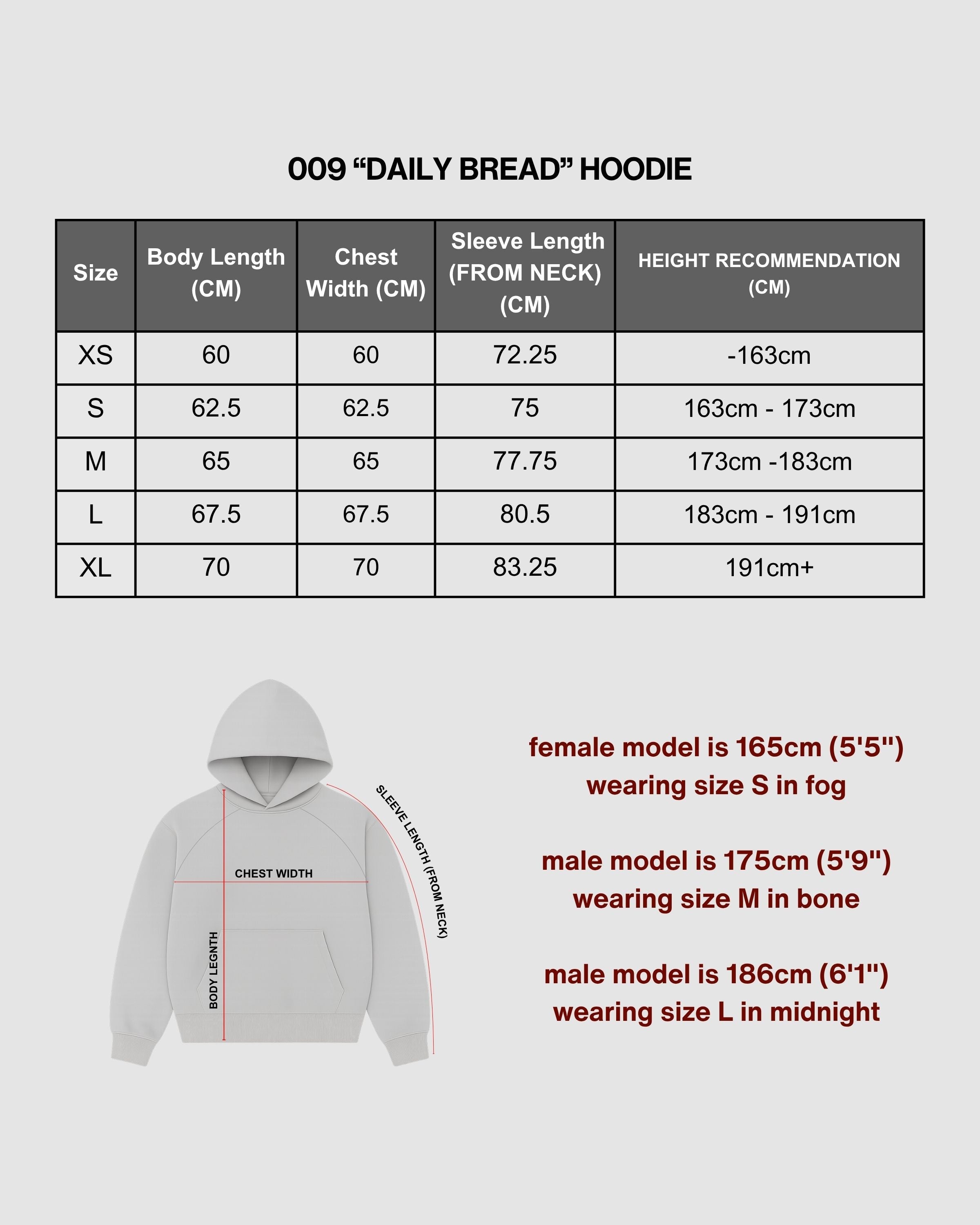 DAILY BREAD - FOG HOODIE image 3