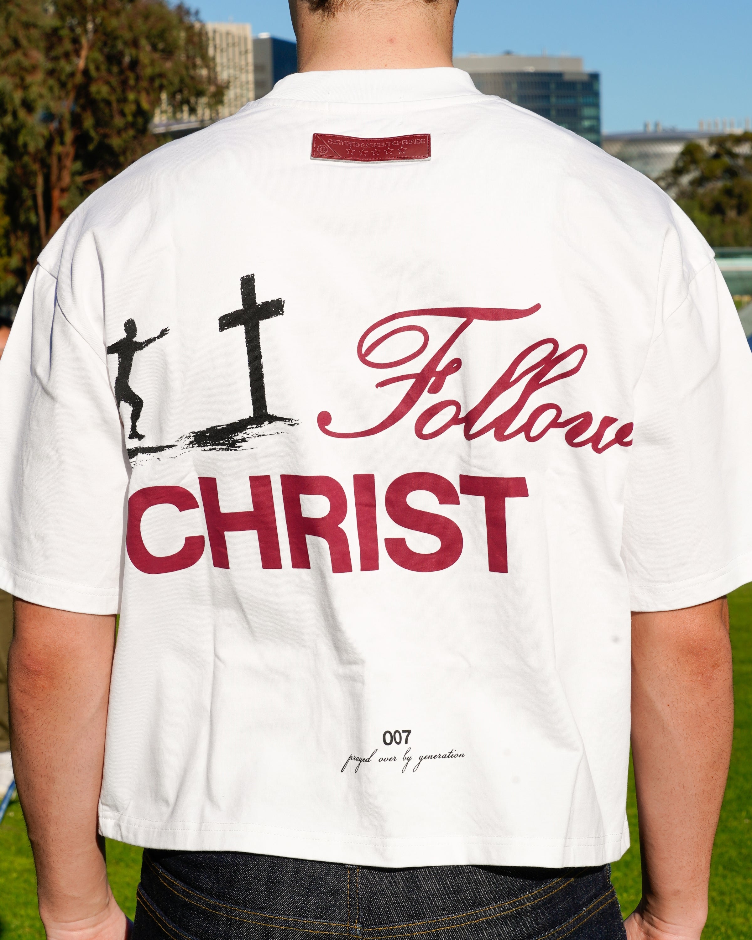 "CARRY YOUR CROSS" BLACK TEE (PRE-ORDER)