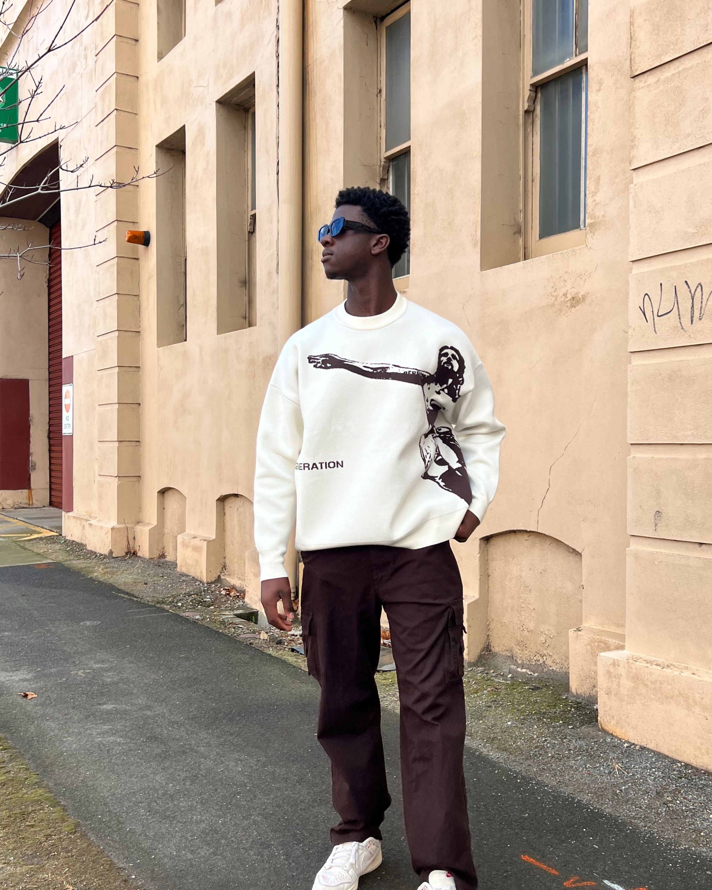 "SAVIOUR" - VAN DYKE KNIT SWEATER