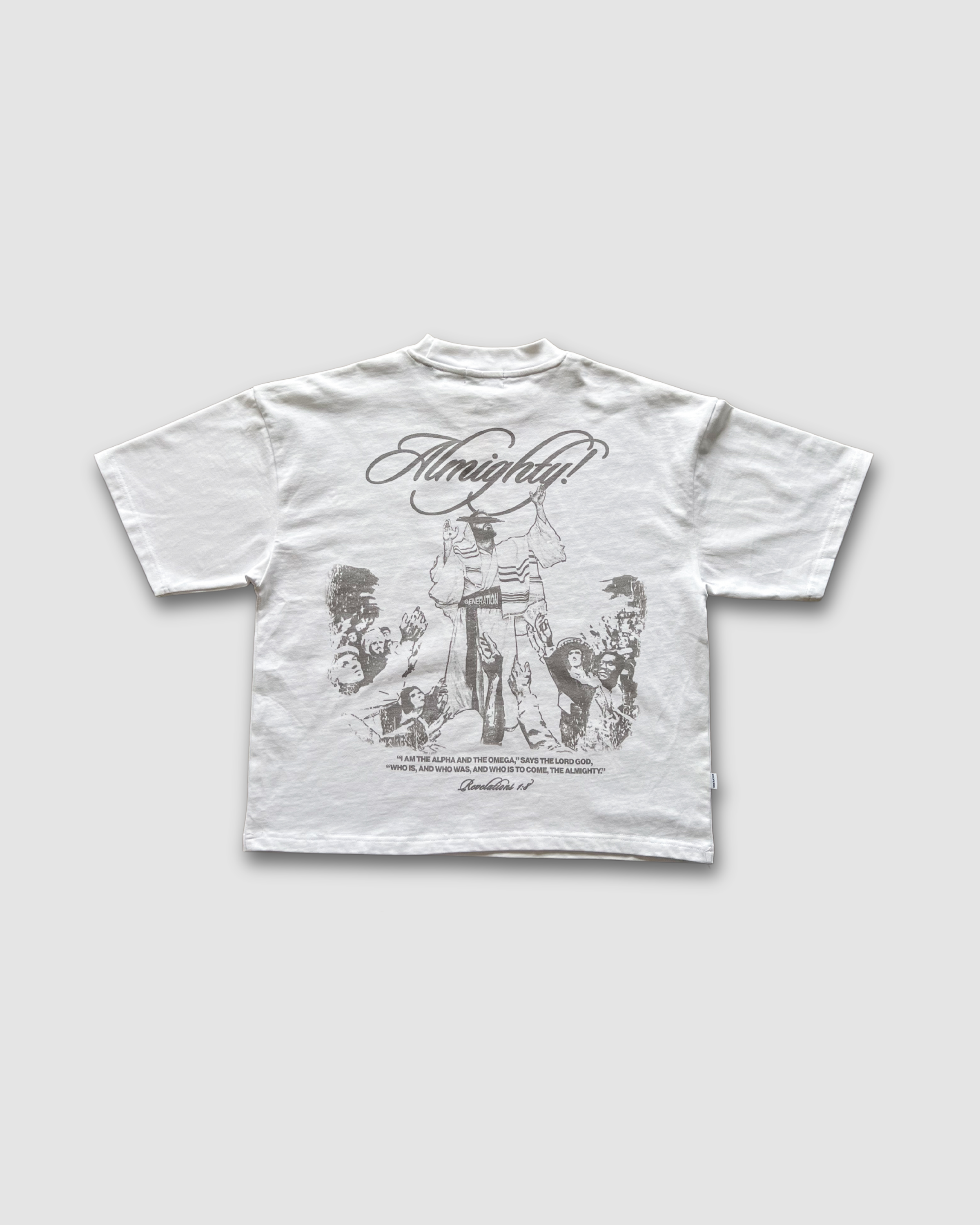 "ALMIGHTY" - WHITE TEE
