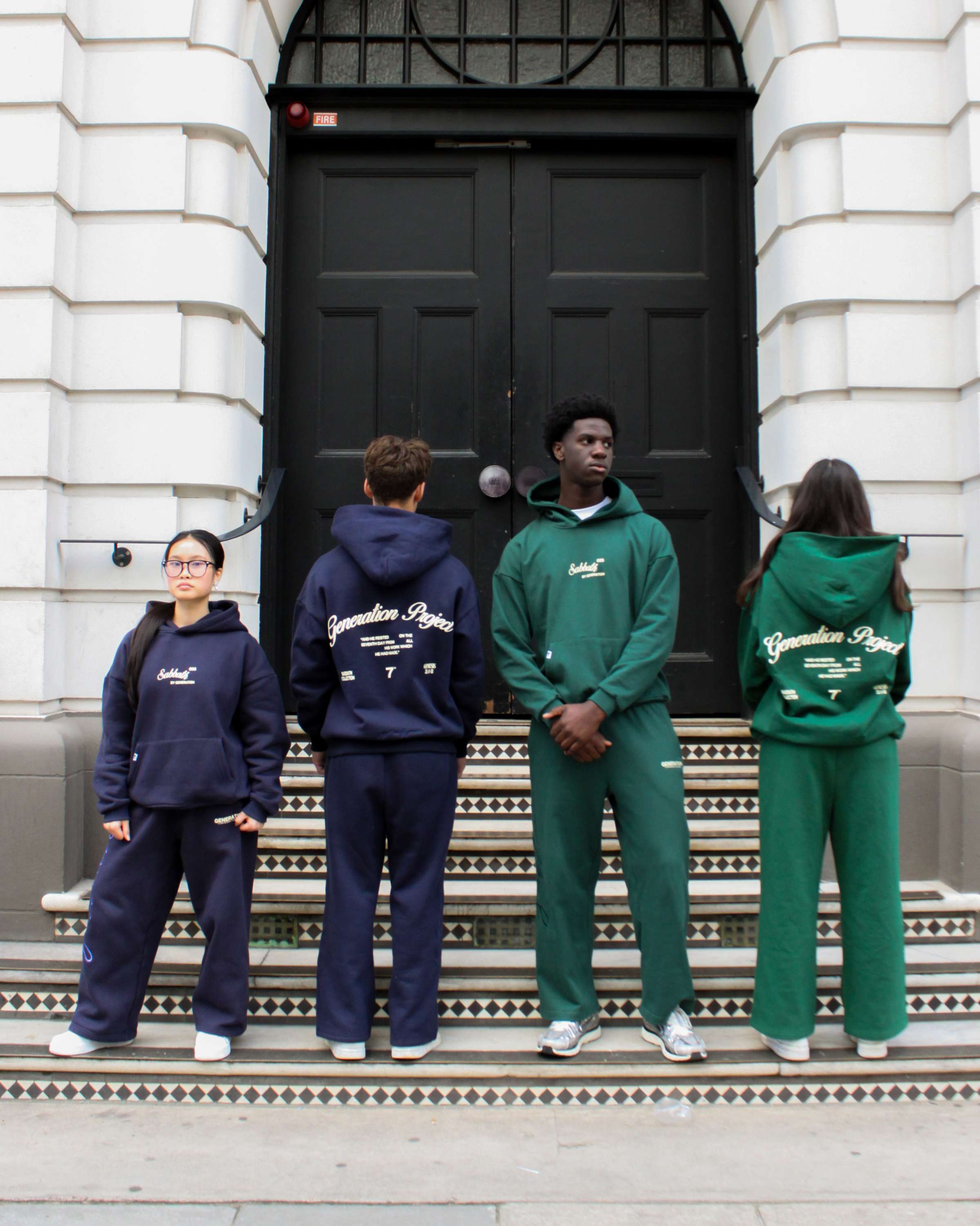 "SABBATH" - NAVY BLUE HOODIE (PRE-ORDER)