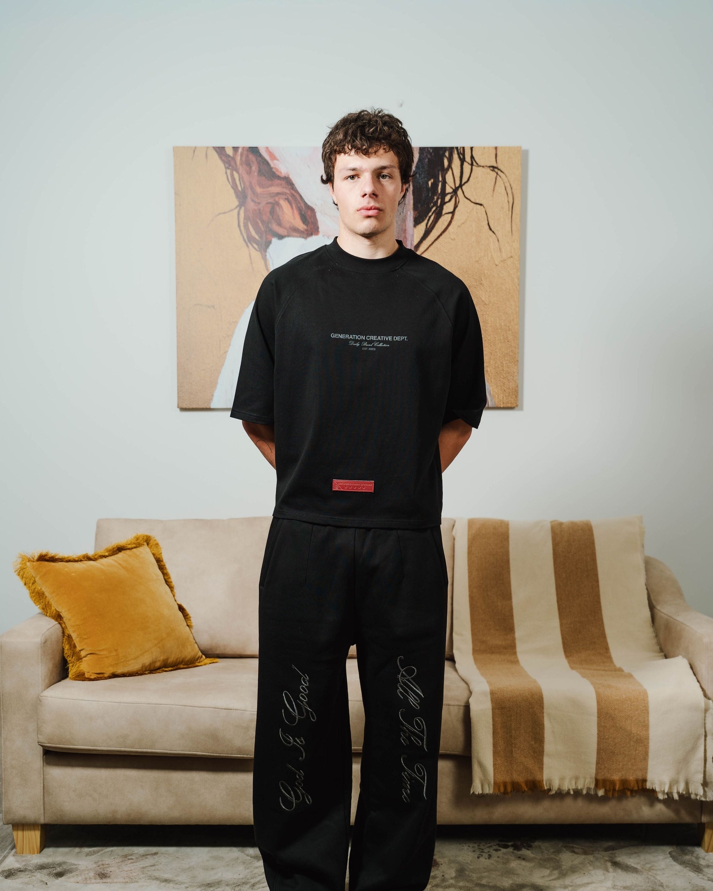 DAILY BREAD - MIDNIGHT RAGLAN TEE image 4