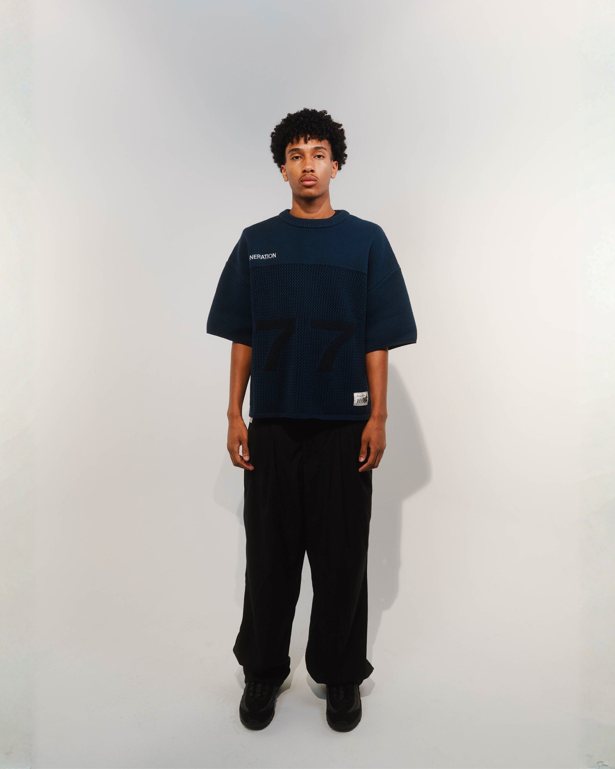 "IDENTITY" COCOA MESH KNIT JERSEY