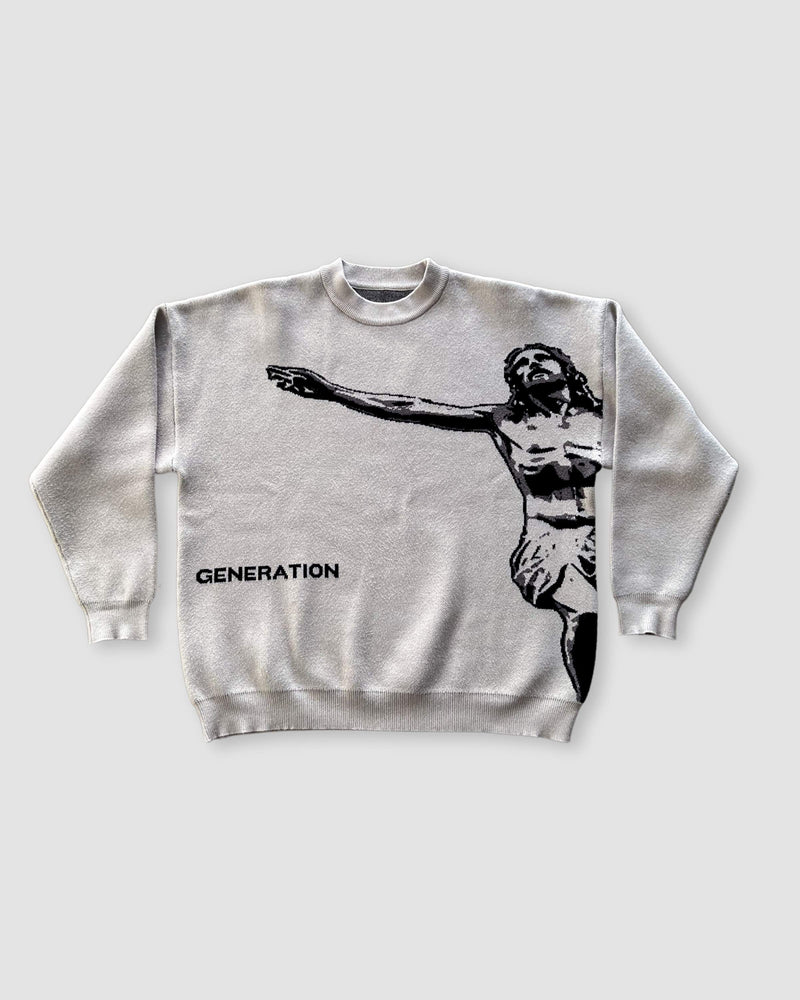 "SAVIOUR" - KNIT SWEATER