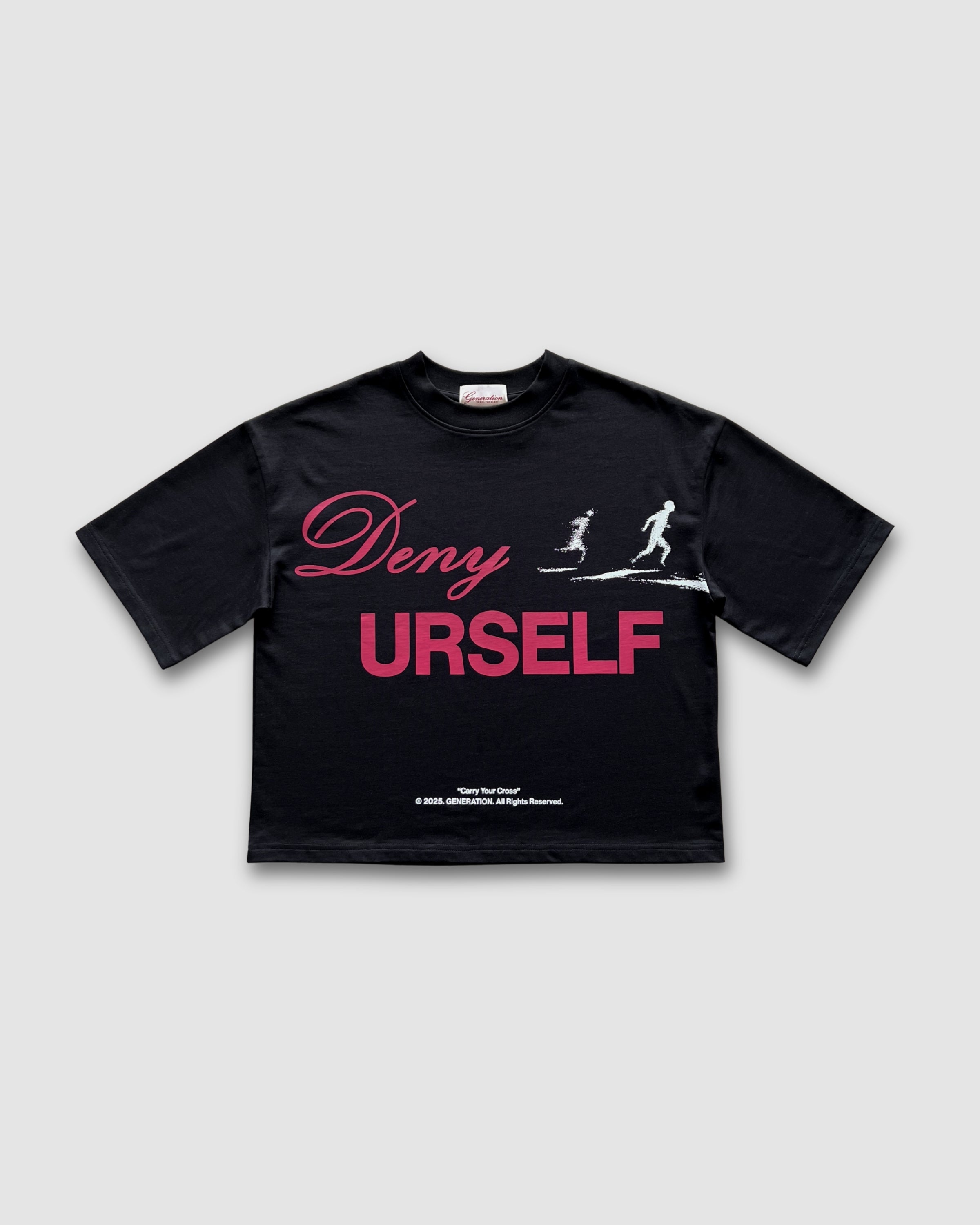 "CARRY YOUR CROSS" BLACK TEE (PRE-ORDER)