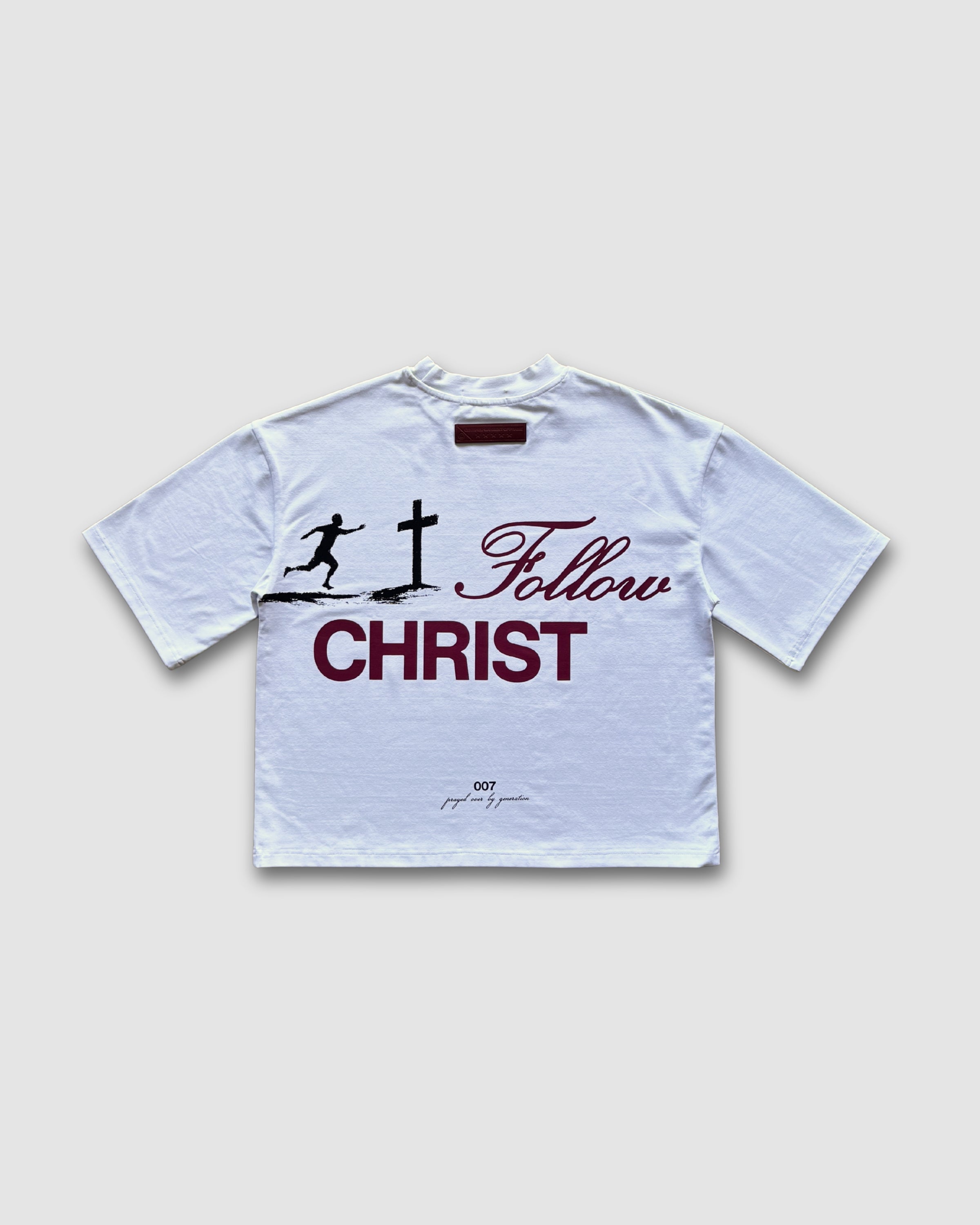 "CARRY YOUR CROSS" WHITE TEE (PRE-ORDER)