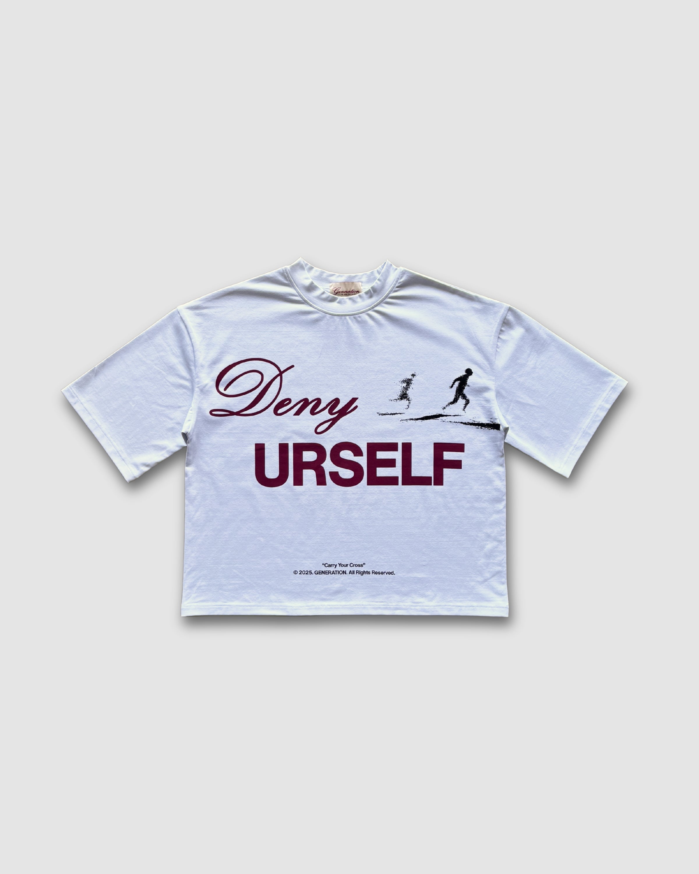"CARRY YOUR CROSS" WHITE TEE (PRE-ORDER)