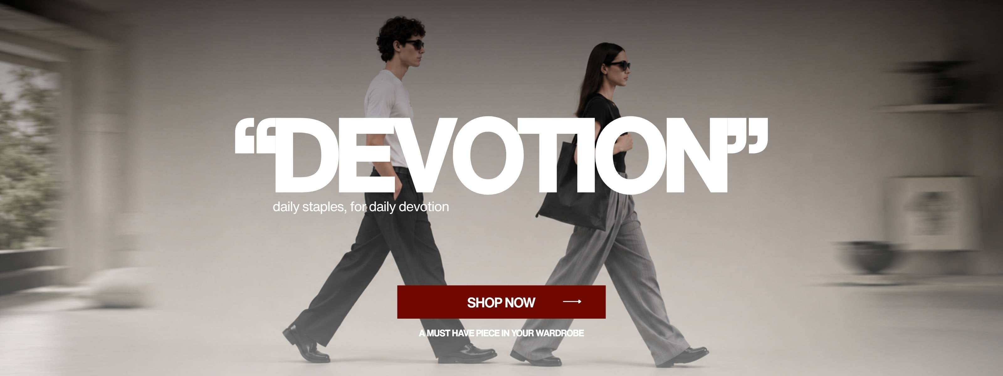 010 DEVOTION drop banner, desktop