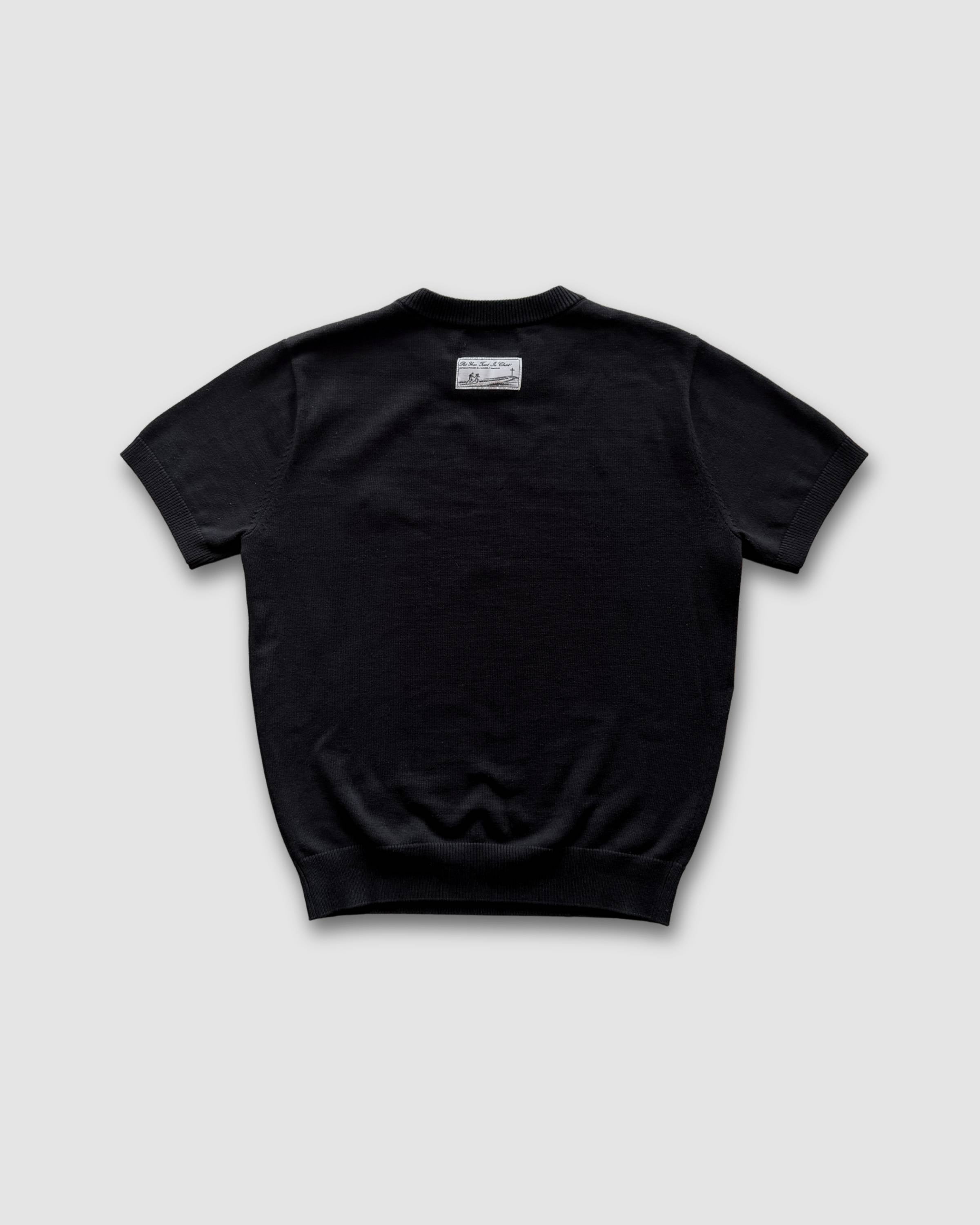 DEVOTION BLACK MENS Knit Tee - back