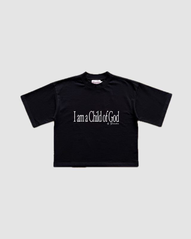 Black tee, front