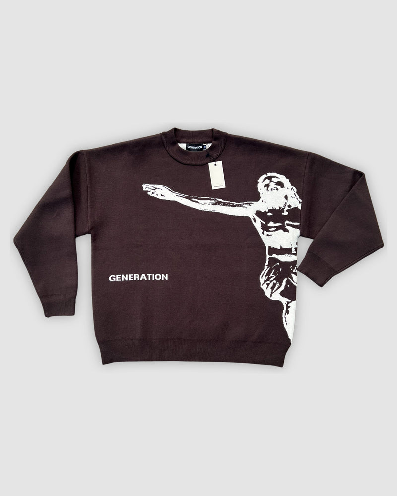 "SAVIOUR" - KNIT SWEATER