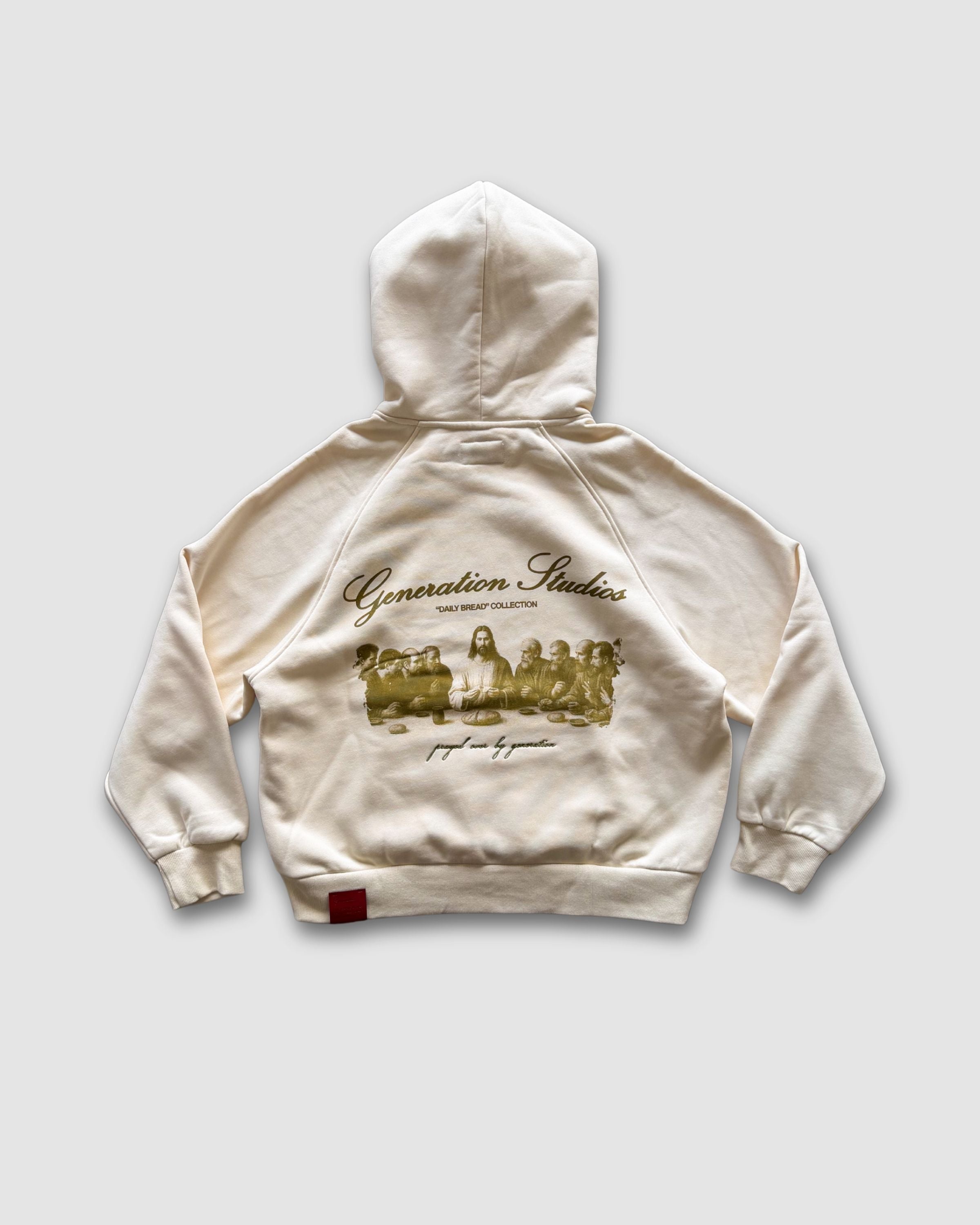 DAILY BREAD - BONE HOODIE image 2