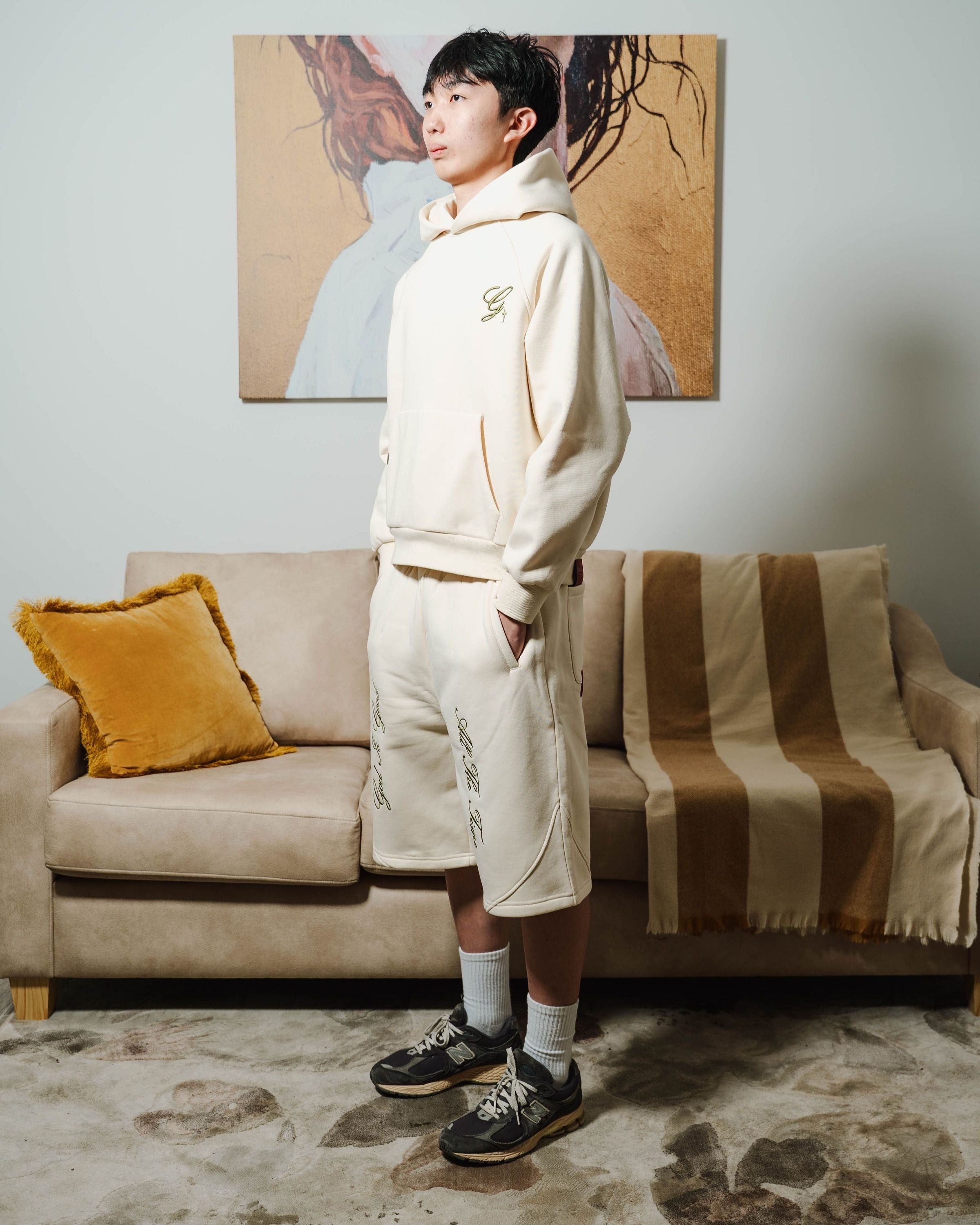 DAILY BREAD - BONE SHORTS image 4
