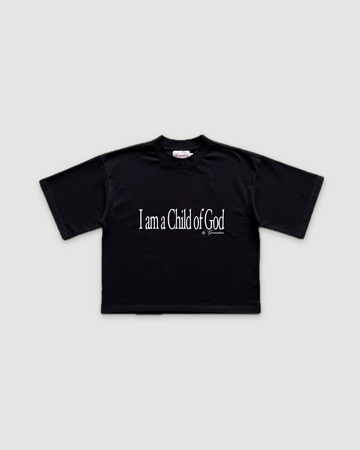 CHILD OF GOD - BLACK TEE front
