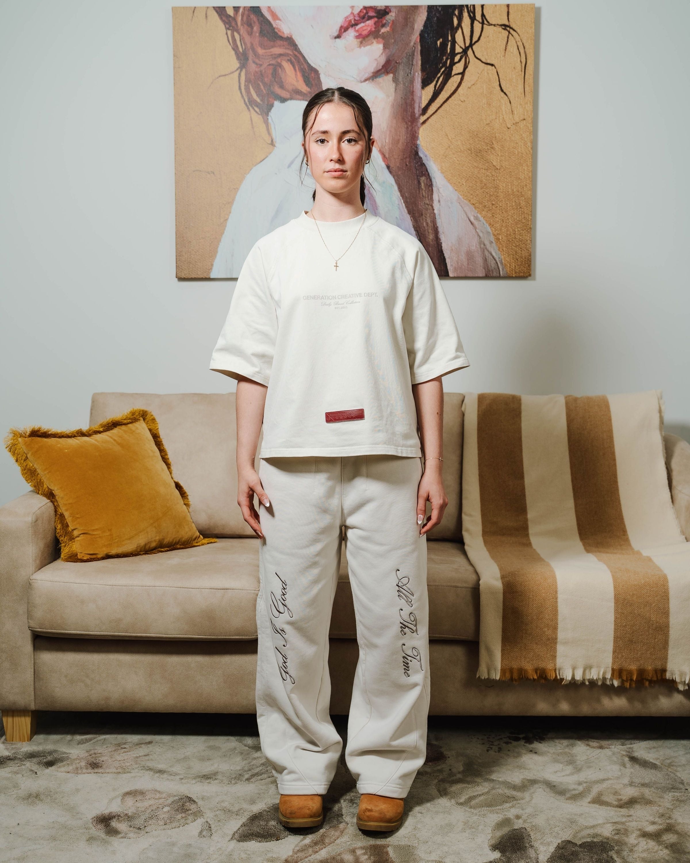 DAILY BREAD - FOG RAGLAN TEE image 4