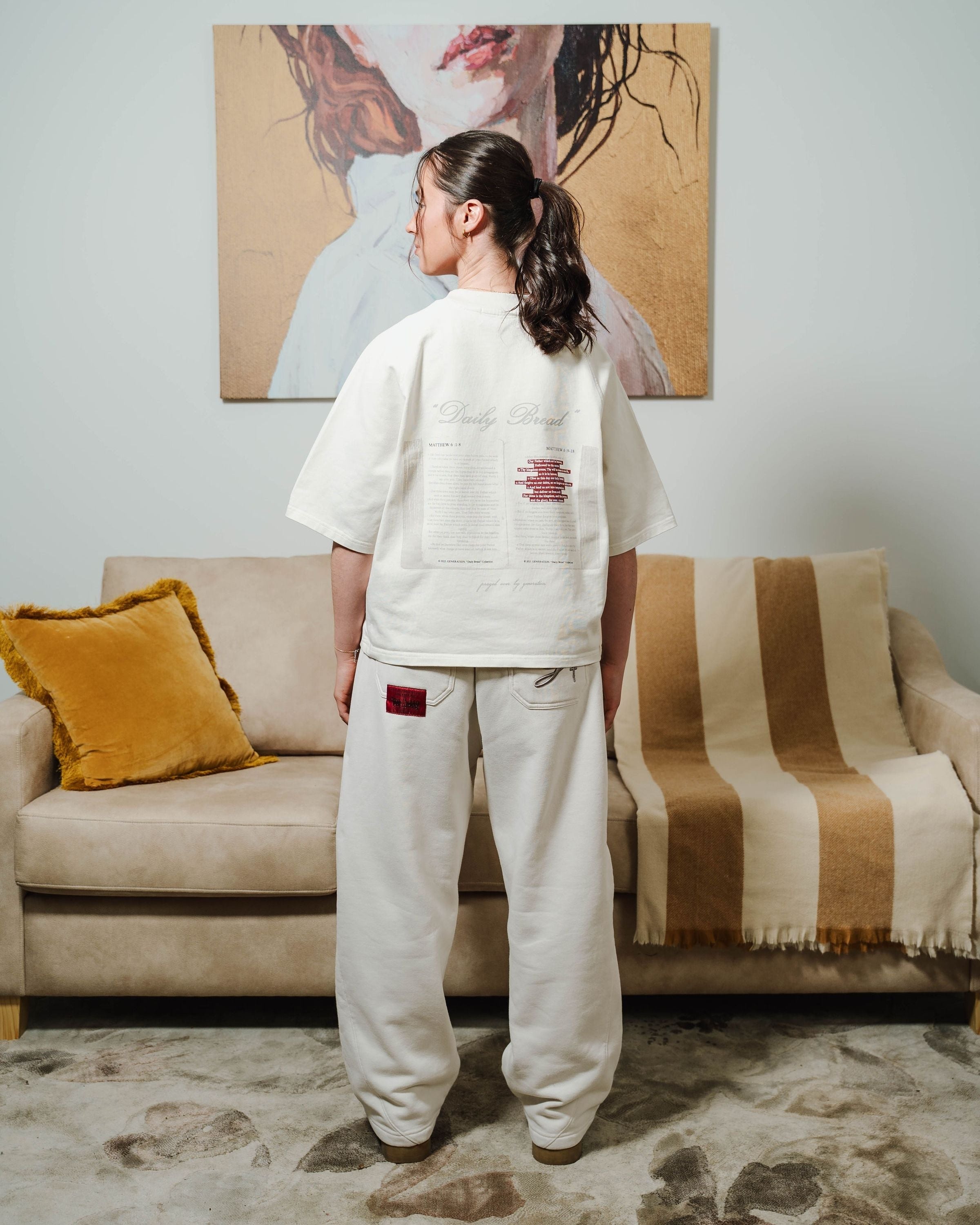 DAILY BREAD - FOG RAGLAN TEE image 5