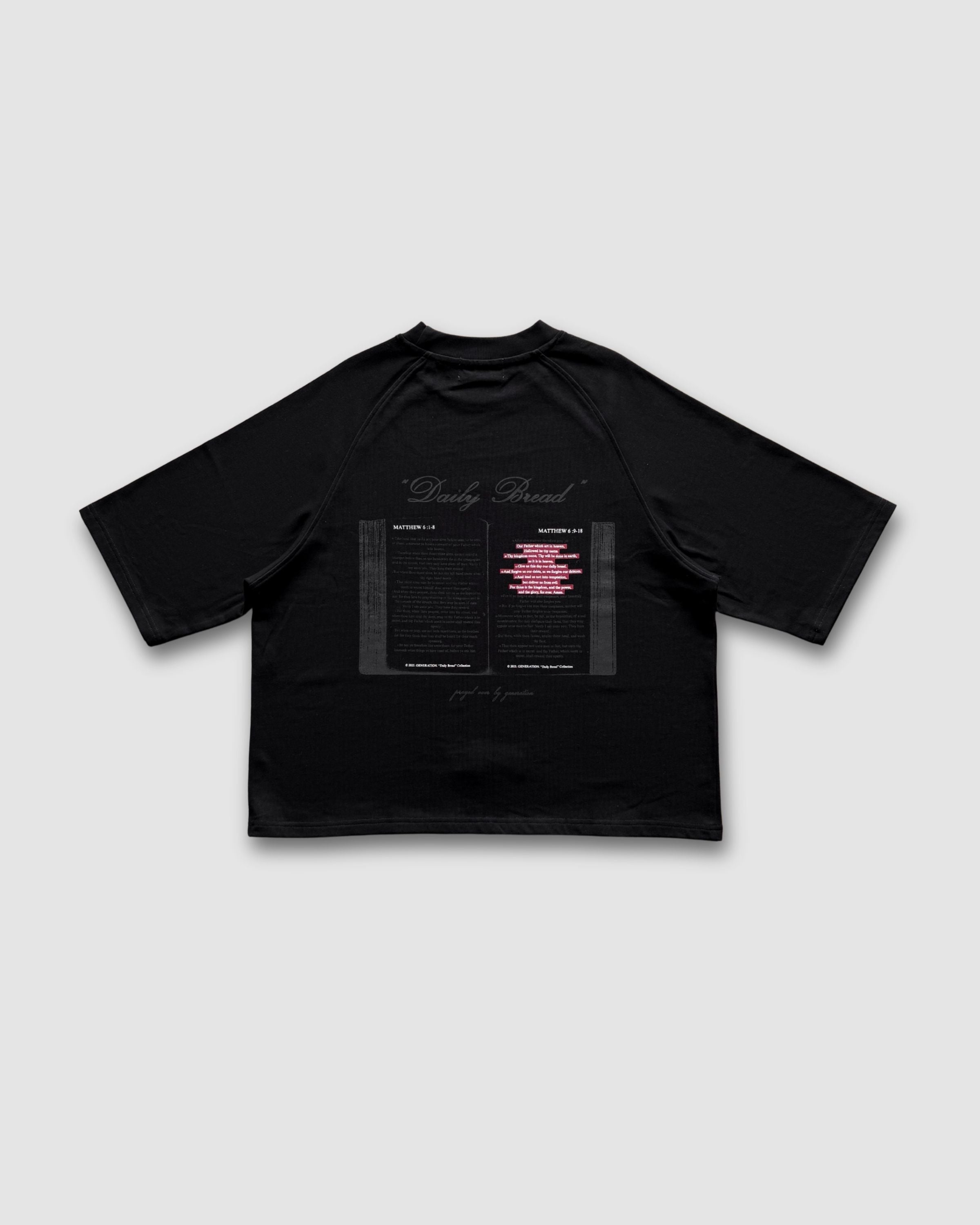 DAILY BREAD - MIDNIGHT RAGLAN TEE image 2